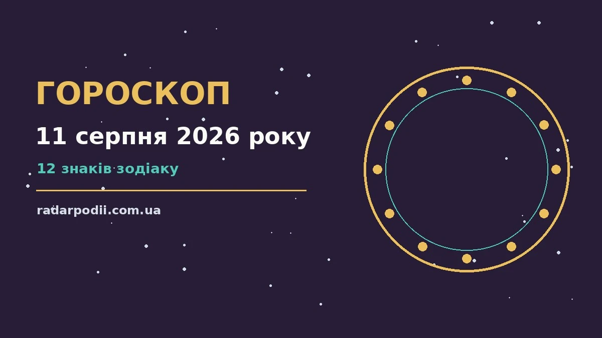 Гороскоп на 11 серпня 2026 року: рішення та підказки дня для впевненого початку дня