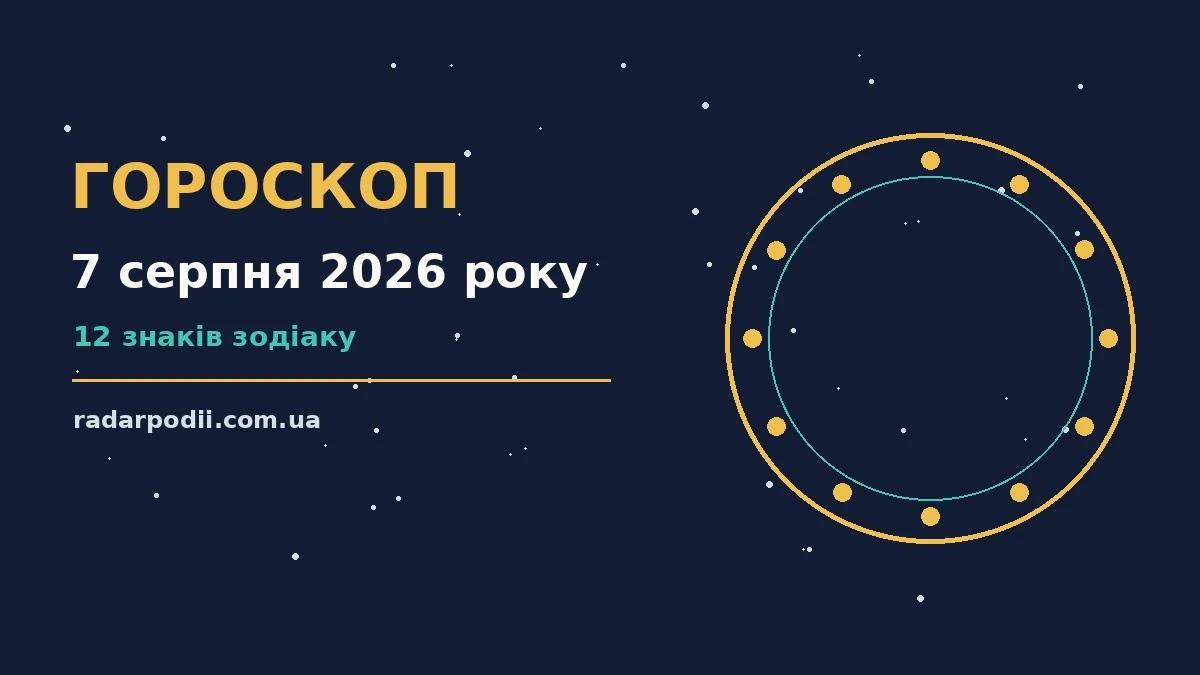 Гороскоп на 7 серпня 2026 року: рішення та підказки дня для впевненого початку дня