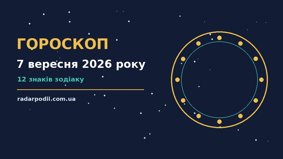 Гороскоп на 7 вересня 2026 року: рішення та підказки дня для впевненого початку дня