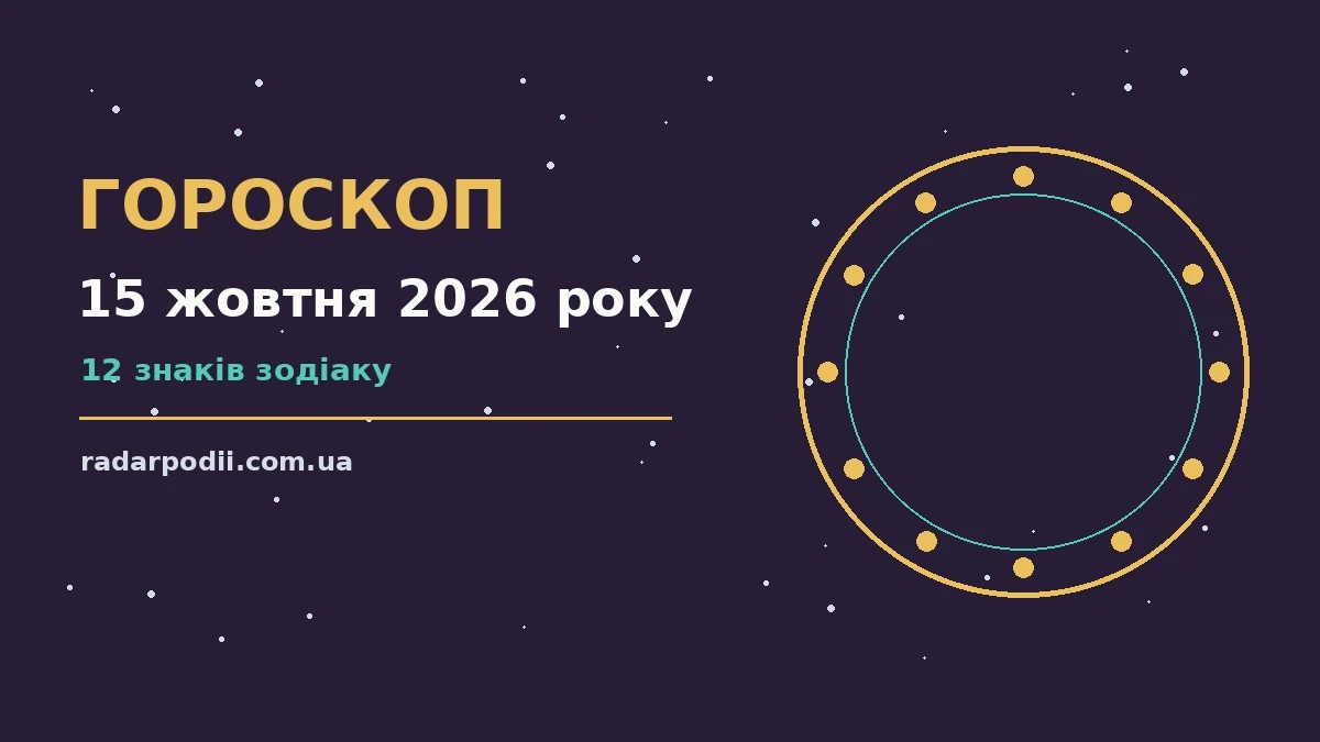 Гороскоп на 15 жовтня 2026 року: рішення та підказки дня для впевненого початку дня