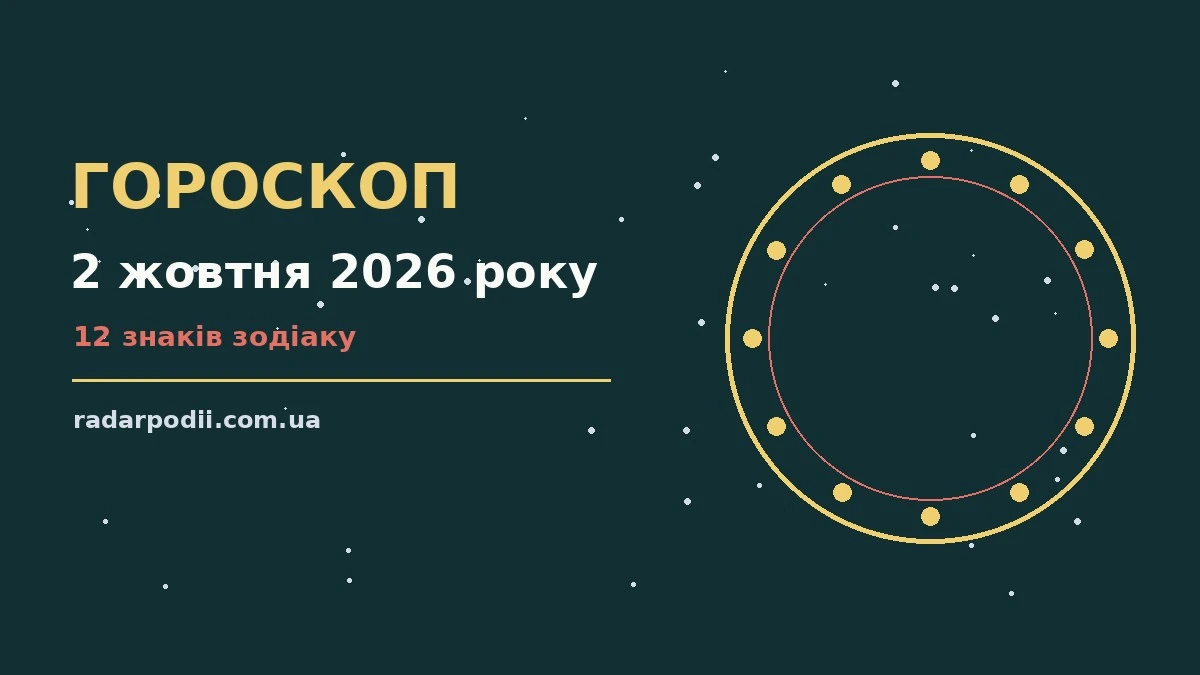 Гороскоп на 2 жовтня 2026 року: рішення та підказки дня для впевненого початку дня